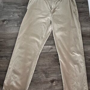 American Eagle Outfitters Size 30 x 30 Tan Chinos Straight-Leg Cotton